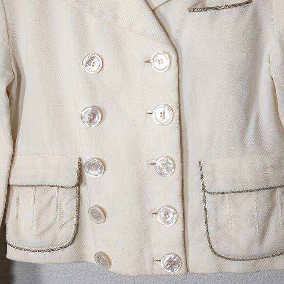 Louis Vuitton Women’s Designer Jacket Vintage Luxury Old Money Neutral US Size 2 - Picture 4 of 14